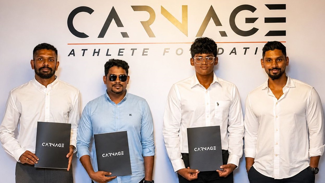 Carnage launches athlete foundation to develop world-class Sri Lankan talent
