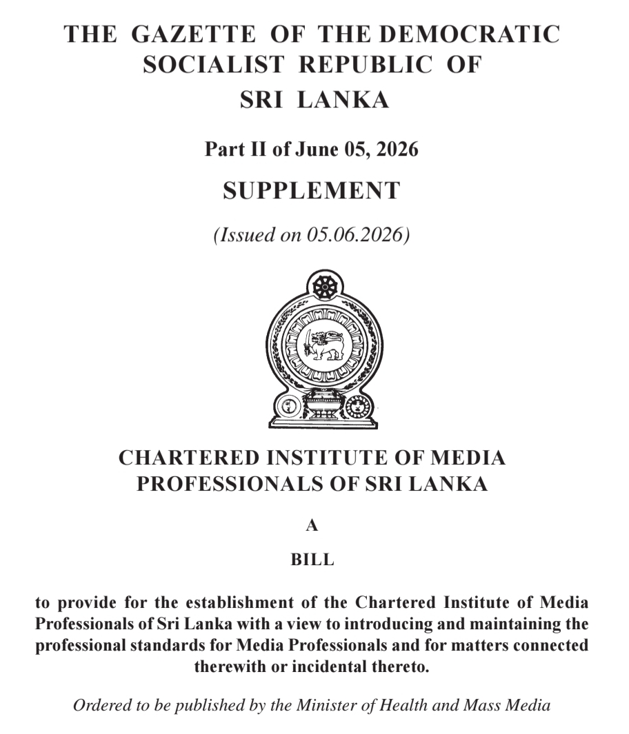 Chartered Institute of Media Professionals Bill gazetted to regulate journalism standards