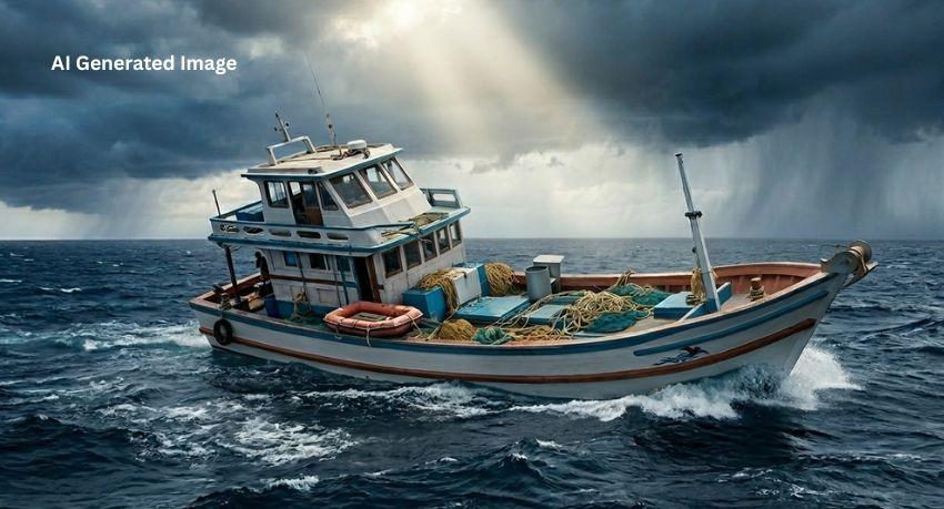 Navy rescue underway for stranded fishing vessel Meenu Baba 1, 100nm offshore