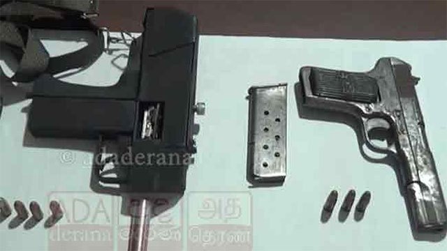 Locally-made Mini Uzi recovered from Colombo cemetery in first domestic find