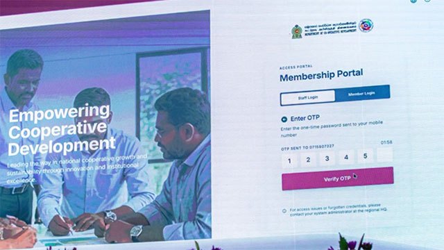 National Digital Portal launched to modernise Sri Lanka's cooperative sector