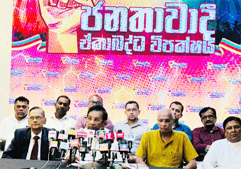 Rajitha calls for combined opposition lists at PC polls, brands holdouts 'traitors'
