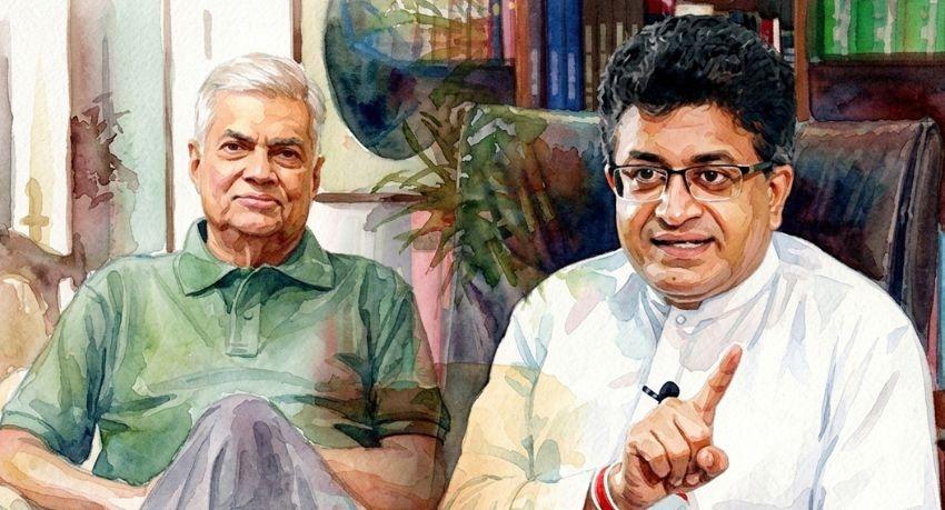 Ranil never stepped away from politics, Gammanpila says, signalling opposition realignment