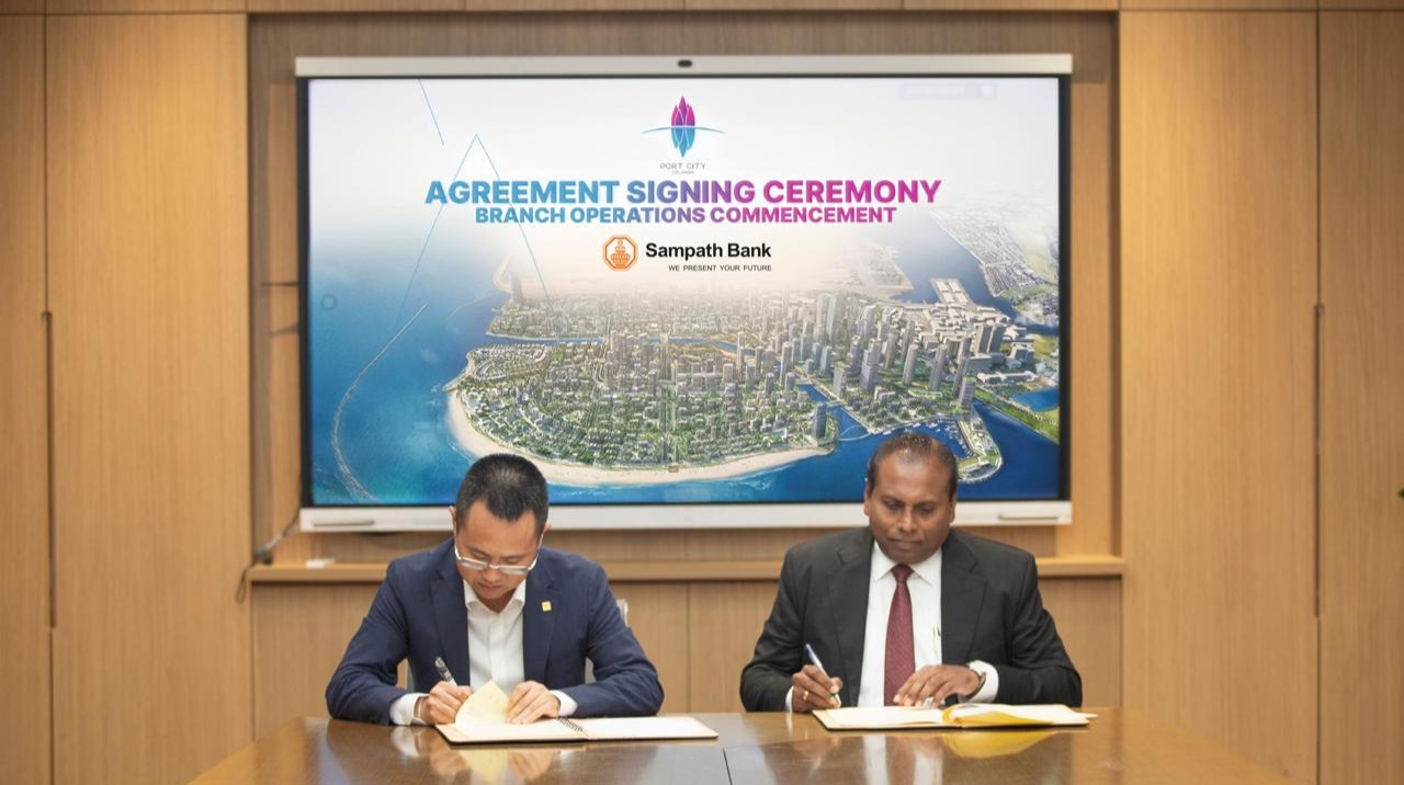 Sampath Bank to open Port City branch as second bank inside SEZ