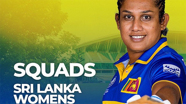Sri Lanka name women's squad for ODI series against Pakistan