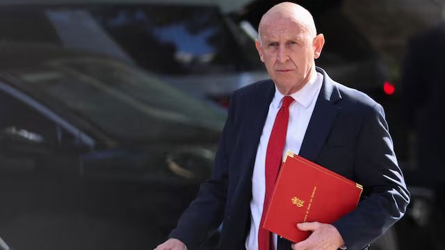 UK defence minister John Healey resigns over Starmer military spending dispute
