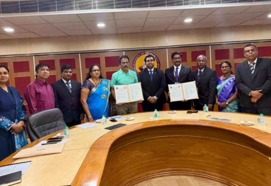 University of Vavuniya signs MoU with IIT Madras for research and exchange